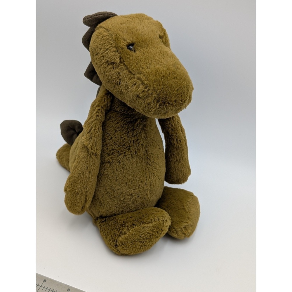 Jellycat Green Dinosaur Plush 12 Inch Stuffed Animal Toy - Picture 6 of 8